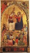 Jacopo Di Cione The Coronation of the Virgin wiht Prophets and Saints Germany oil painting artist